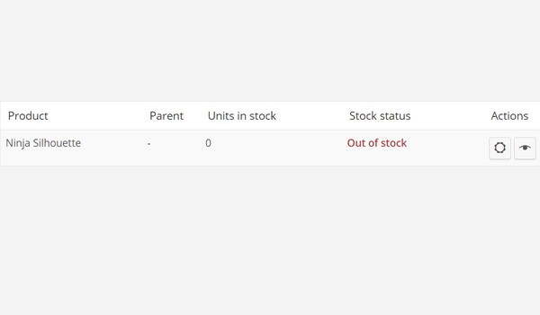 Stock reports in WooCommerce