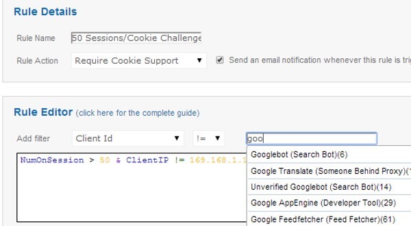 IncapRules Example Filter
