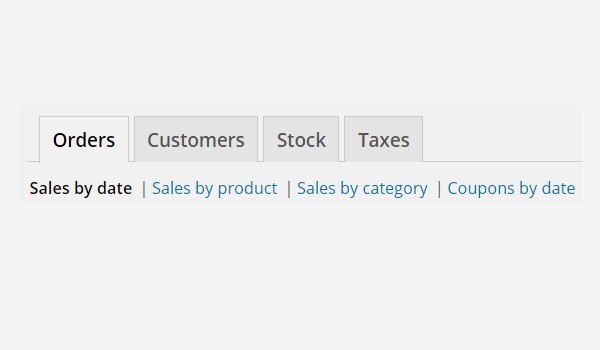 order reports woocommerce