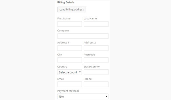 Add billing address