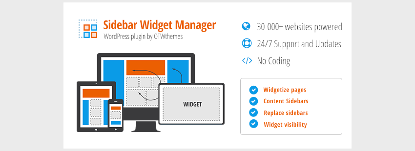 Sidebar Widget Manager for WordPress