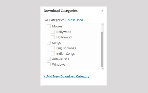 Easy Digital Downloads Adding a New Download