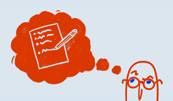 Illustration of brainstorming