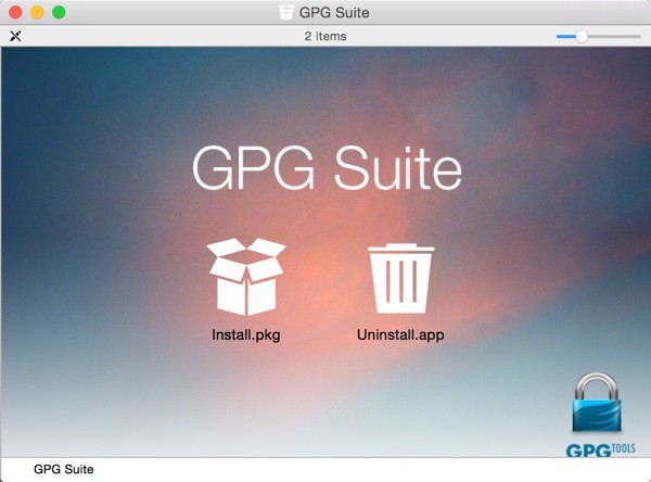 GPG Suite Package Installation