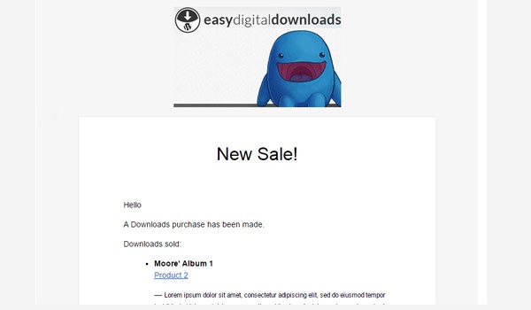 Easy Digital Downloads Emails Settings