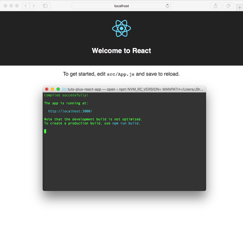 Image: /uploads/posts/130/assets/users/260/posts/27941/image/create-react-app-running.png The basic React homepage