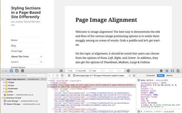 Image: /uploads/posts/1359/assets/users/227/posts/23697/image/body-classes-web-inspector.jpg An example of a child page