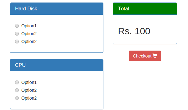 Cart Page with Directive