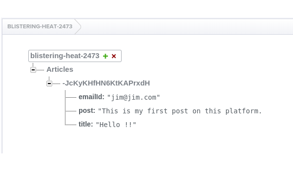 Firebase Data structure