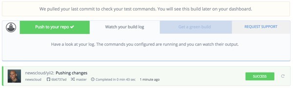 Codeship Build Log