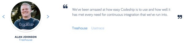 Codeship Treehouse Customer Testimonial
