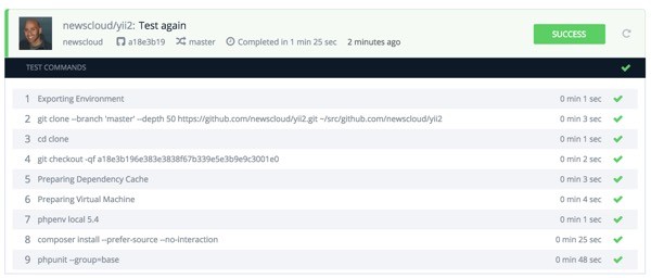 Codeship Build complete and successful