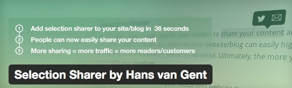 WordPress Plugin Selection Sharer