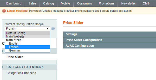 Magento Current Configuration Scope