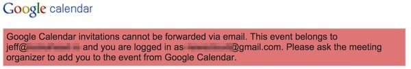 Google Calendar Common Problems