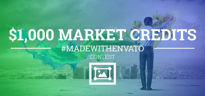 Made With Envato contest banner