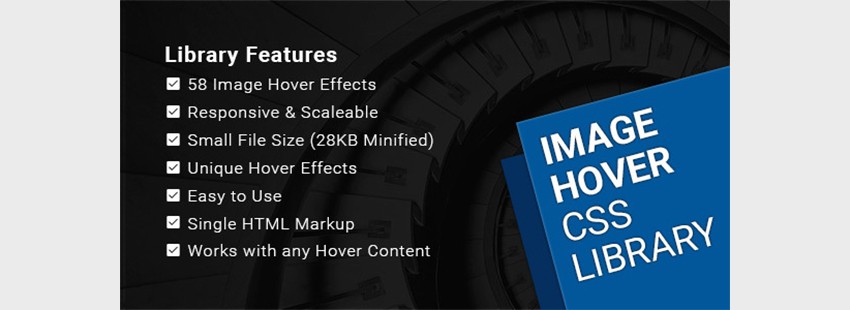 Image Hover CSS LIbrary