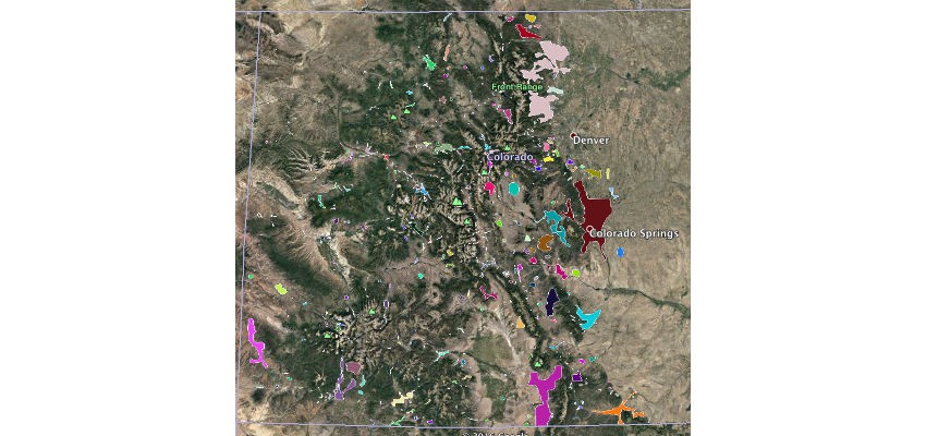 Colorado bear-human conflict map