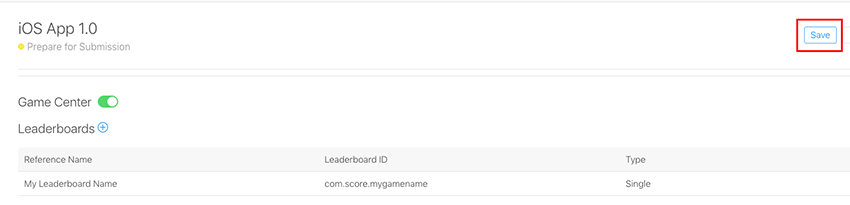 Save your app with Game Centers leaderboard