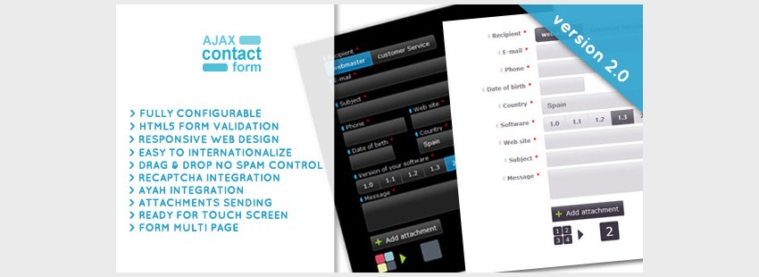 AJAX Contact Form with attachments 20