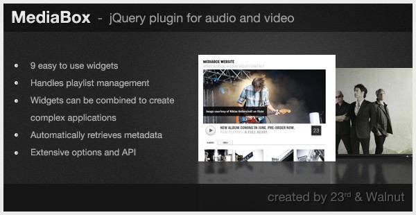 MediaBox - jQuery Plugin for Audio Video