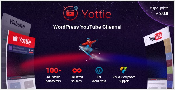 YouTube Channel WordPress Plugin Yottie