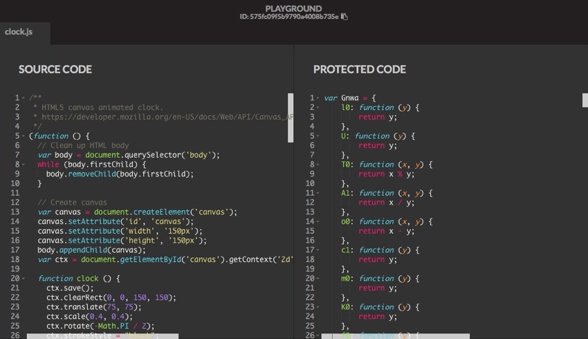 Code after applying control flow transformation