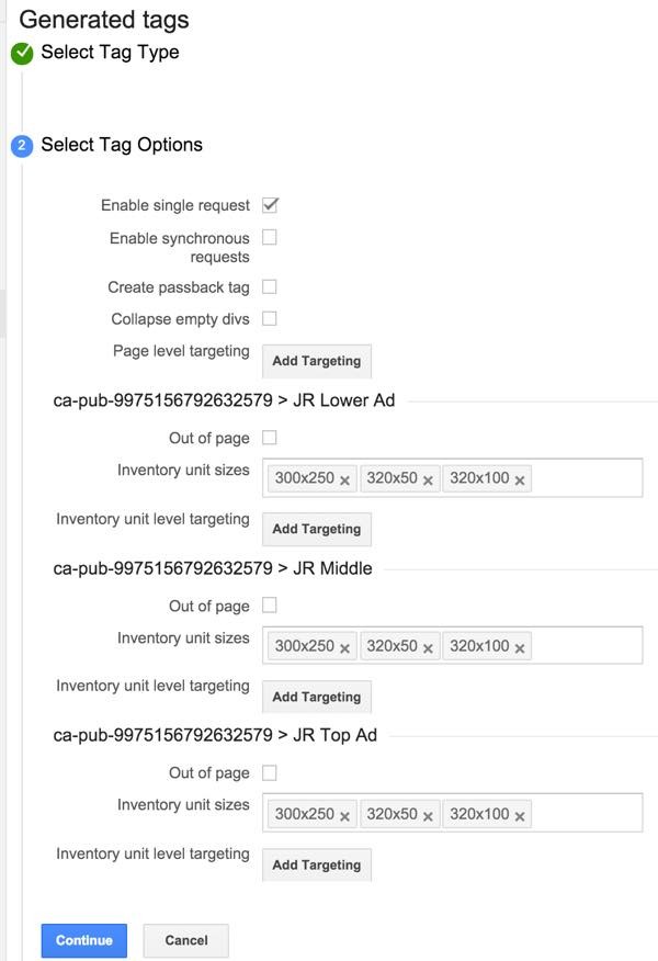 Image: https://cms-assets.tutsplus.com/uploads/users/317/posts/26113/image/generate tags step 2.jpg Optimizing DFP Revenue - Generating Tags and Targeting