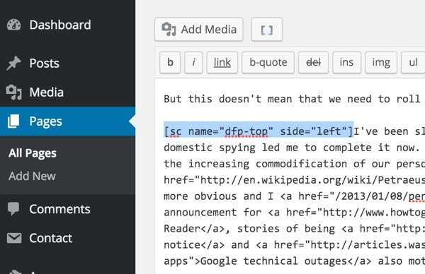 Image: https://cms-assets.tutsplus.com/uploads/users/317/posts/26113/image/shortcode into wp html.jpg Optimizing DFP Revenue - Placing the Shortcodes within Content