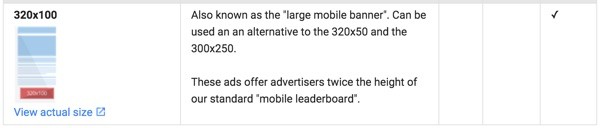 Image: https://cms-assets.tutsplus.com/uploads/users/317/posts/26113/image/top mobile ad size.jpg Optimizing DFP Revenue - The 320x100 for Mobile
