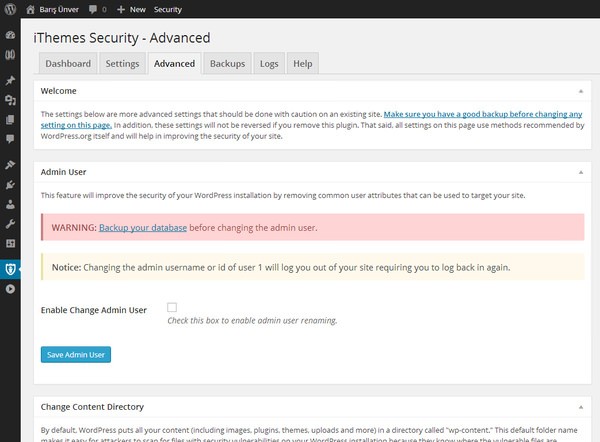 iThemes Security Advanced