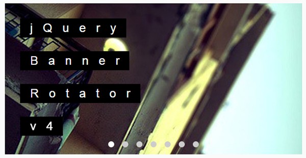 jQuery Banner Rotator Slideshow