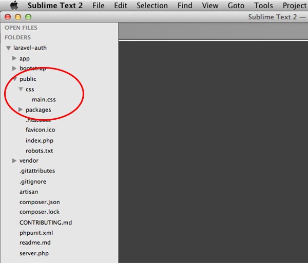 laravel-auth-add-main-css-file