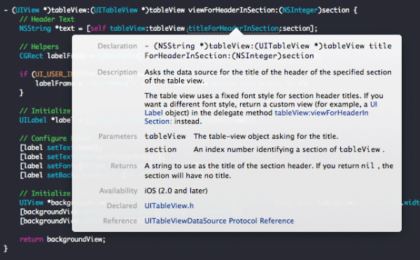 iOS Quick Tip: 5 Tips to Speed Up Your Development - The Documentation is Your Friend