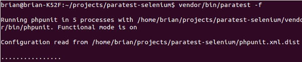 running selenium tests with ParaTest running selenium tests with ParaTest