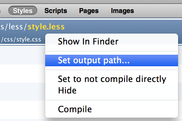 set-output-path