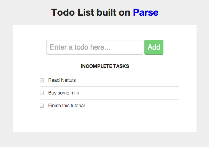 Envato Todo List App