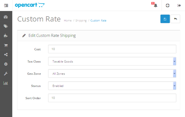 Configuration Form