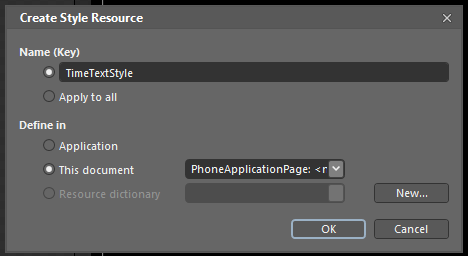 Create Style Resource Creating Style Resource