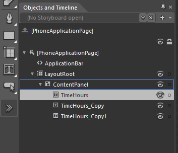 Duplicating TimeHours Duplicating the TimeHours control