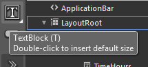 Textblock tool TextBlock tool