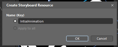 Creating new storyboard Creating new storyboard