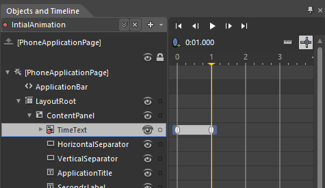 1s TimeText keyframe 1s TimeText keyframe