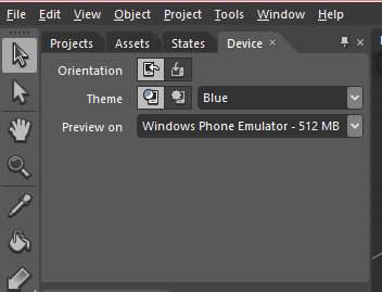 Device Tab Device tab