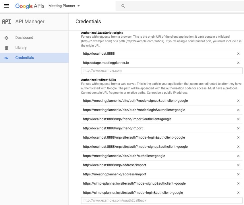 Building Your Startup Multiple Domains - Google Developer Credential URLs