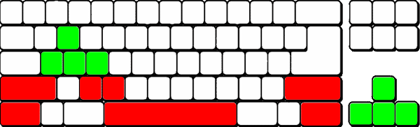 Keyboard controls that work on QWERTY, AZERTY and DVORAK.
