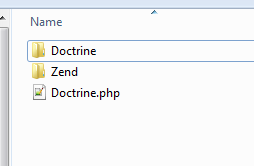 Doctrine library with Zend library in PHP's include_path Doctrine library with Zend library in PHP's include_path