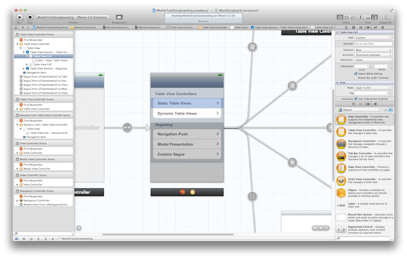 UIStoryboard Editor View Zoomed In UIStoryboard Editor View Zoomed In