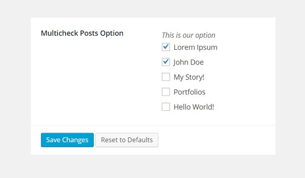 Adding Multicheck-Posts Type Options in Titan