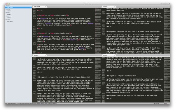Split-Screen Editing